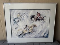 De Grazia Horse Framed Print, 34” x 26” in Alamogordo, New Mexico