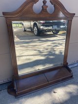 Huge Mirror solid wood and storage 44 x 10 x 55 in Kingwood, Texas