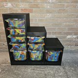 Ikea wood Trofast toy storage in Houston, Texas
