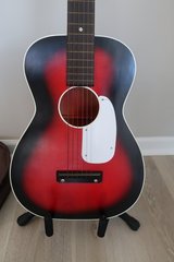Vintage Small Size 36" Airline Acoustic Guitar USA Made Harmony Exceptionally Clean with Origina... in Naperville, Illinois