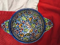 Blue dish in Alamogordo, New Mexico