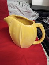 McCoy yellow serving pitcher in Alamogordo, New Mexico