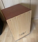 cajon with books + bag in Ramstein, Germany
