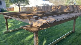 Cedar Pergola in Plainfield, Illinois