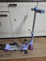 Frozen folding child scooter in Okinawa, Japan