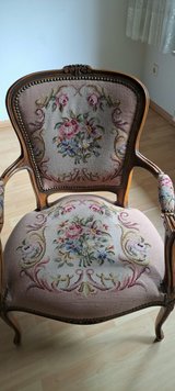 Antique Table and Two-Chair Set in Ramstein, Germany