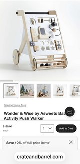 Montessori Baby Activity Center Push Walker in Aurora, Illinois