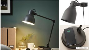 Ikea Hektar desk lamp 220V + 2 spot lights in Ramstein, Germany