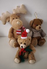 Christmas stuffed animals in Ramstein, Germany