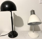 $10 Each - Desk / Table task Lamp - Bronze/Black -OR- White Gooseneck in New Lenox, Illinois