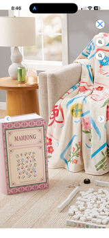 New Mahjong Blanket in Book-Style Game Box in Oswego, Illinois