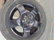 16" Black Alloy Wheels – 5x112 – Nexen Summer Tires – Set of 4 in Baumholder, GE