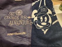 Disney Cruise Beach Towel and backpack in Camp Pendleton, California
