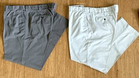 Like New! 2 for $15 - Men's 48"W x 34"L cotton blend Chino Pants in Joliet, Illinois