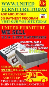 SUTTON MATTRESS & BASE PACKAGE ..... in Ramstein, Germany