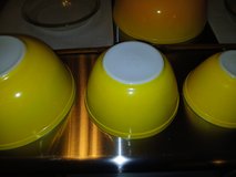 Pyrex Bowls Pineapple Yellow in Chicago, Illinois