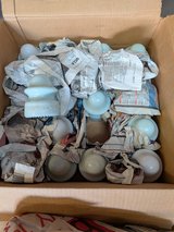 Milkglass insulators in Alamogordo, New Mexico