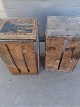 Old Apple crates in Alamogordo, New Mexico