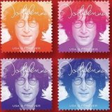 32 John Lennon 2018 collecter stamps in Westmont, Illinois