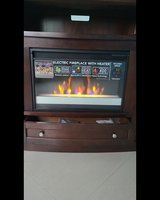 Twin-Star Electric Fireplace Media Console w/ Heater (US 110V) in Ramstein, Germany
