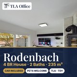 TLA OFFICE | 4BR House in Rodenbach | Car Included | TLA TDY PCS Ramstein KMC in Ramstein, Germany