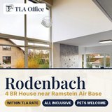 TLA OFFICE | Pet Friendly 4BR House Rodenbach near Ramstein AB | Within TLA Rate in Ramstein, Germany