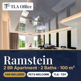 TLA OFFICE | 2BR Apartment in Ramstein | Car Included | TLA TDY PCS Ramstein KMC in Ramstein, Germany