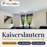 TLA OFFICE | Pet Friendly 3BR House Kaiserslautern near Vogelweh | Within TLA Rate in Ramstein, Germany