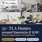 TLA OFFICE | 35+ Furnished TLA Homes Ramstein KMC | Car Included | Pets Welcome in Ramstein, Germany