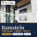TLA OFFICE | 4BR House in Ramstein | Car Included | TLA TDY PCS Ramstein KMC in Ramstein, Germany
