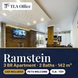 TLA OFFICE | 3BR Apartment in Ramstein | Car Included | TLA TDY PCS Ramstein KMC in Ramstein, Germany