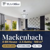 TLA OFFICE | 4BR House in Mackenbach | Car Included | TLA TDY PCS Ramstein KMC in Ramstein, Germany
