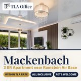 TLA OFFICE | Pet Friendly 3BR Apartment Mackenbach near Ramstein AB | Within TLA Rate in Ramstein, Germany