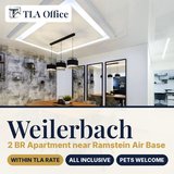 TLA OFFICE | Pet Friendly 2BR Apartment Weilerbach near Ramstein AB | Within TLA Rate in Ramstein, Germany