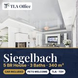 TLA OFFICE | 5BR House in Siegelbach | Car Included | TLA TDY PCS Ramstein KMC in Ramstein, Germany