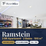 TLA OFFICE | 3BR Apartment in Ramstein | Car Included | TLA TDY PCS Ramstein KMC in Ramstein, Germany