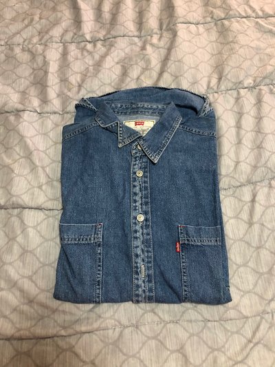 Wm&#39;s Light Blue Levi LS Shirt in Okinawa
