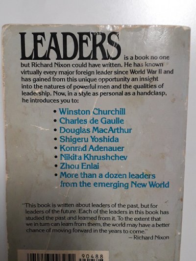 Leaders: Profiles and Reminiscences of Men who have shaped the modern worlds by Richard Nixon in Eglin AFB