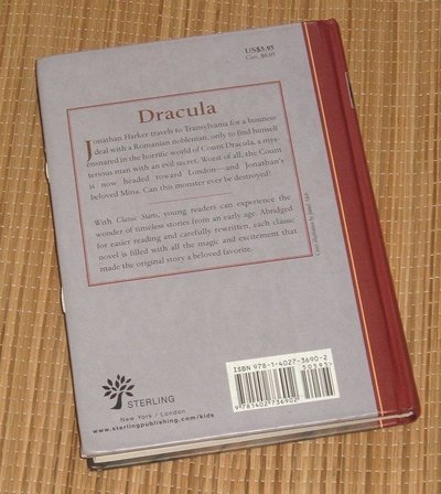 Dracula Classic Starts Hard Cover Book in Chicago