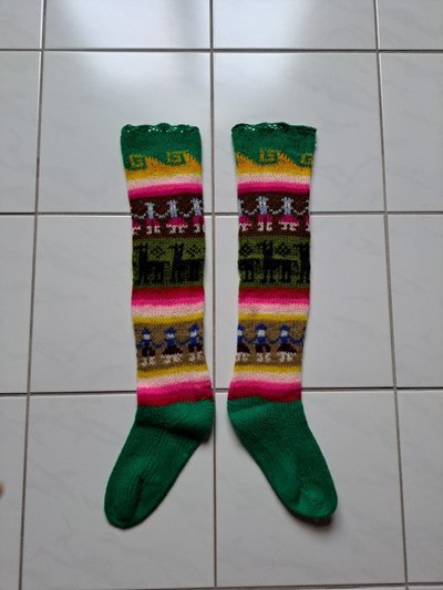 Socks Alpaca hand-knitted in Ramstein