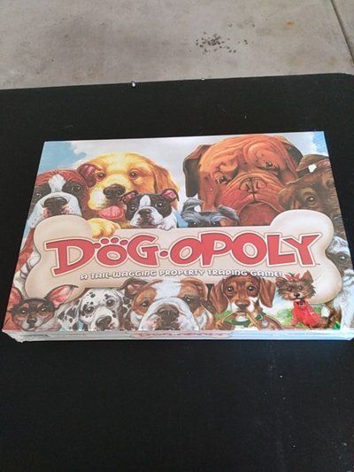 Dog opoly board game in TEST