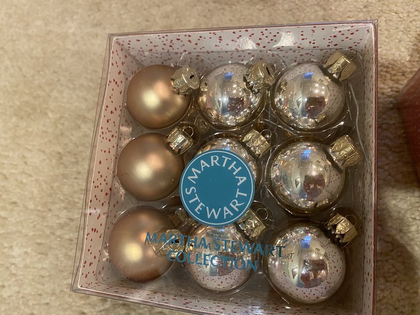 Martha Stewart glass ornaments in Chicago