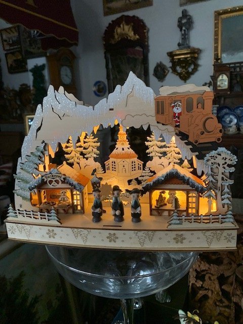 Nice Xmas decoration German village in Ramstein