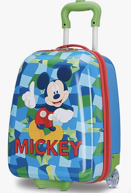 * New! American Tourister Kids' Disney Hardside Upright Luggage, Mickey Mouse Carry-On 16-Inch in Plainfield