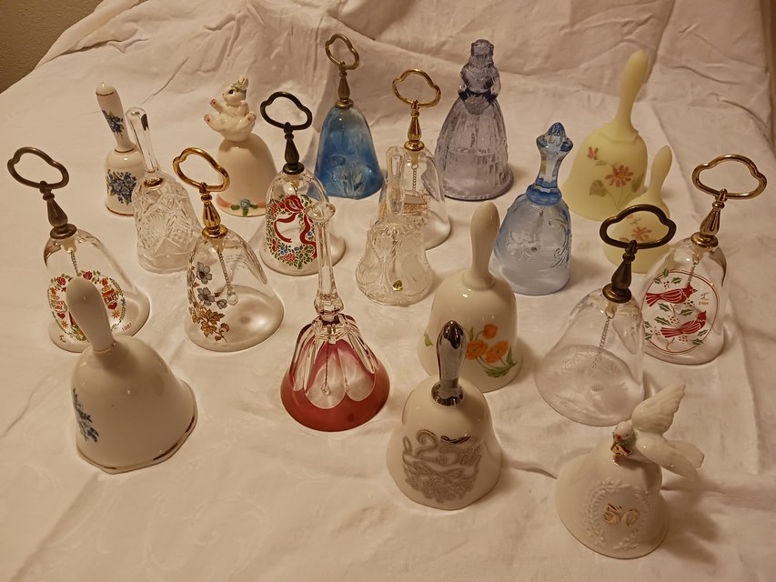 COLLECTION OF DECORATOR BELLS in 29 Palms