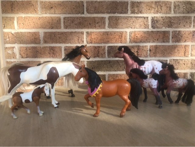 Lot 7 toy horses in Naperville