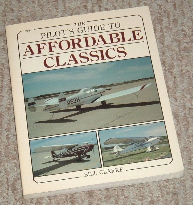 Vintage 1986 The Pilot's Guide to Affordable Classics Book in Longview