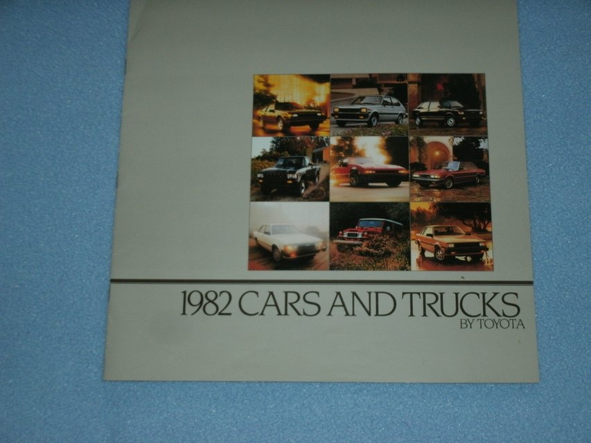 1982 Toyota Car and Truck Sales Brochure Cars for sale on Naperville