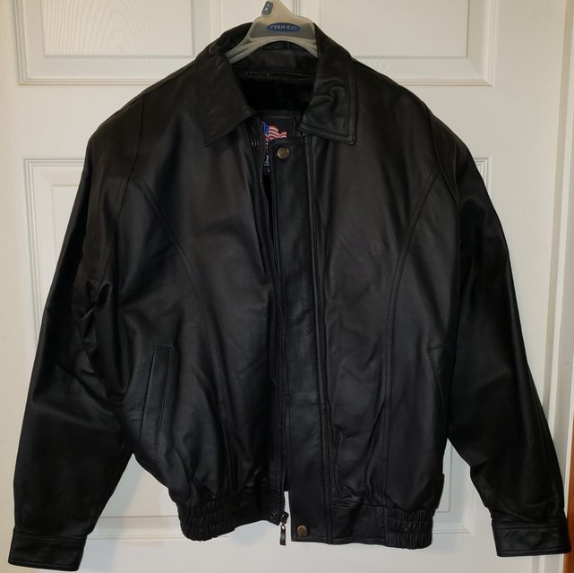 Leather Jacket Clothing Men for sale on Holloman bookoo!