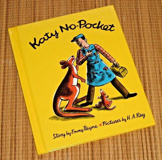 Vintage 1972 Katy Kangaroo No Pocket Hard Cover Book Books for sale on Joliet bookoo!